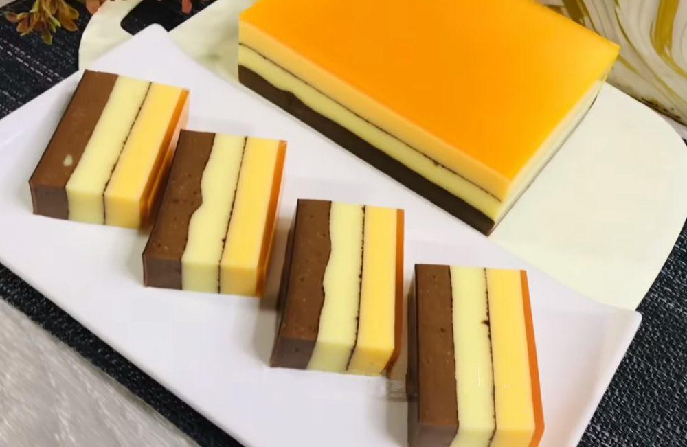 Resep Puding Lapis Custard Sederhana, Teksturnya Lembut Memikat