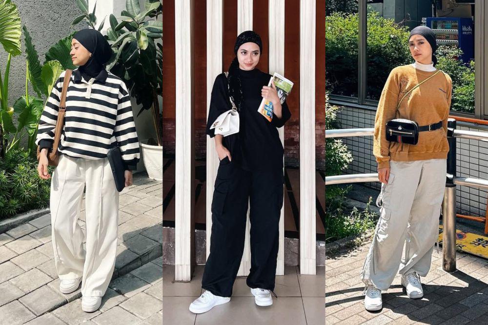9 Inspirasi Outfit Hijab Traveling ala Ayudia Bing Slamet, Comfy!
