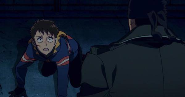 Knuckleduster menasehati soal nilai pahlawan pada Koichi - My Hero Academia: Vigilantes