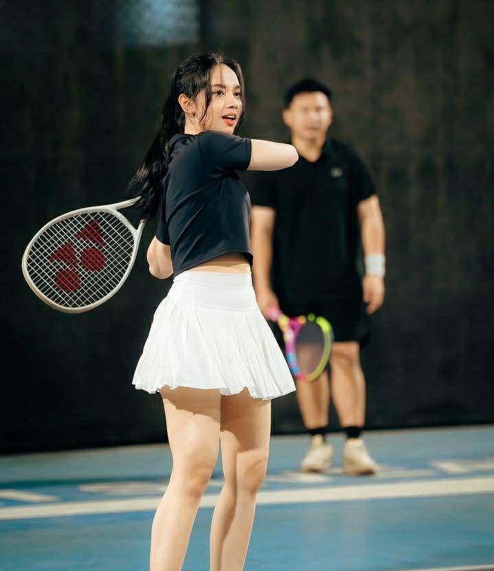 Lyodra dan Randy Martin main tenis bareng (instagram.com/lyodraofficial)