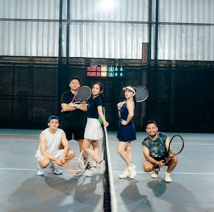 Lyodra dan Randy Martin main tenis bareng (instagram.com/lyodraofficial)
