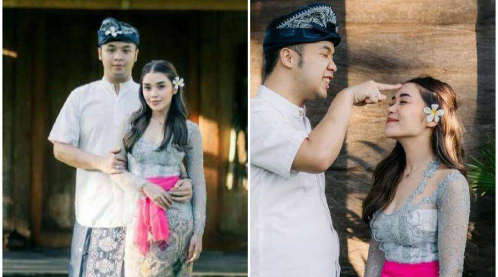 9 Potret Prewedding Lula Lahfah dan Fachrul di Bali, Jadi Bli dan Mbok