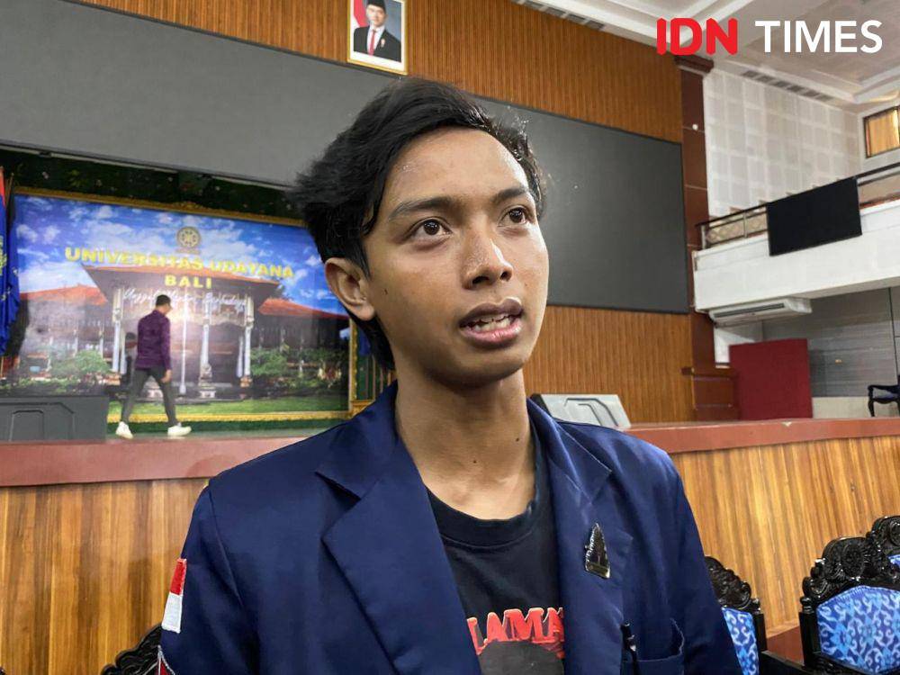 Ketua BEM Unud, I Wayan Arma Surya Darma Putra. (IDN Times/Yuko Utami)