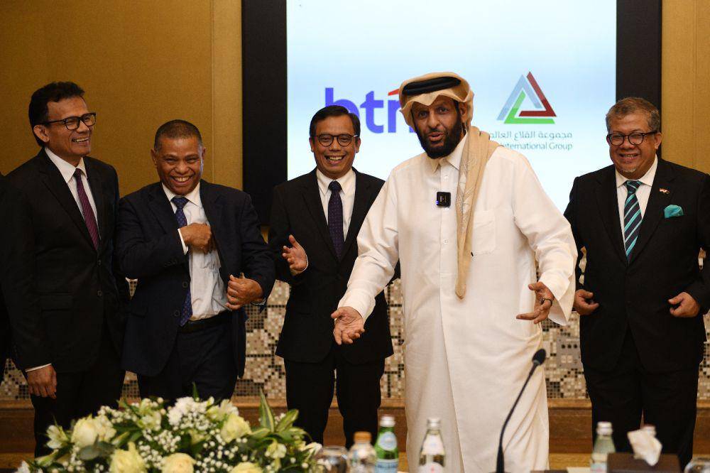 PT Bank Tabungan Negara (Persero) Tbk. atau BTN (BBTN) resmi menjalin kerja sama dengan perusahaan asal Qatar yakni AlQilaa International Group yang bakal merealisasikan investasi pada program 3 juta rumah Presiden Prabowo Subianto. (Dok/Istimewa).
