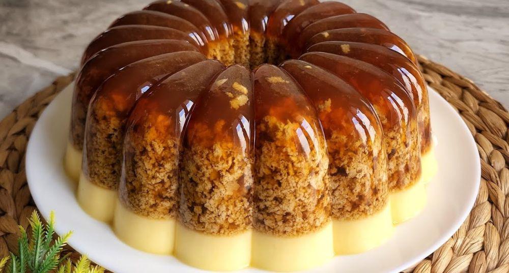 Resep Puding Lumut Gula Merah Mentega, Camilan Manis yang Nikmat