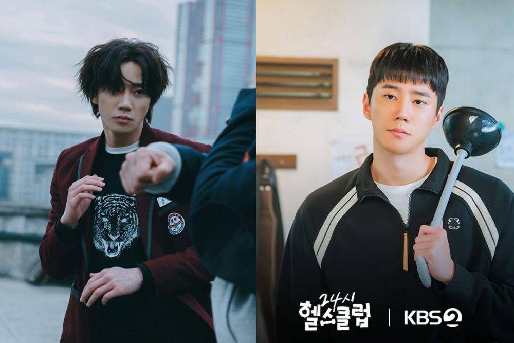 cuplikan drama Weak Hero Class 2 (instagram.com/netflixkr) | cuplikan drama 24 Health Club (instagram.com/kbsdrama)