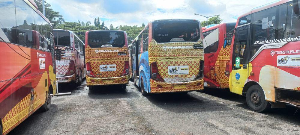 Ratusan Trans Musi Palembang Dilelang, Tersisa 18 Unit Operasional