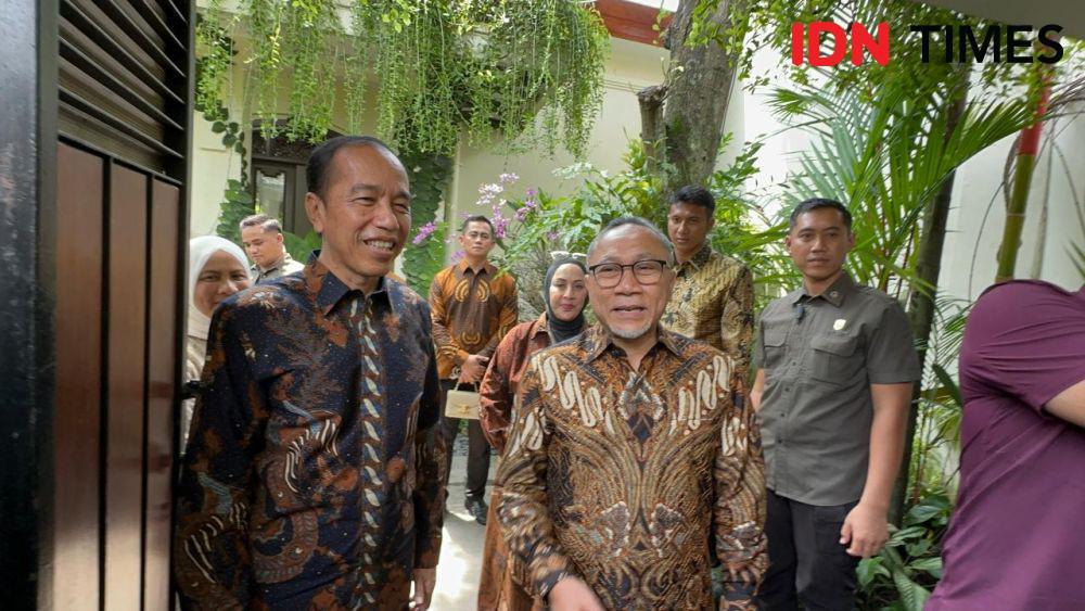 Temui Jokowi, Zulhas Respons soal Pertemuan Prabowo dan Megawati