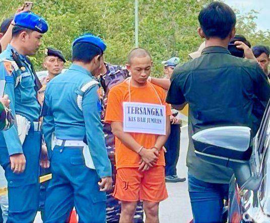 Tersangka Jumran, pelaku pembunuhan jurnalis di Banjarbaru, Kalsel.