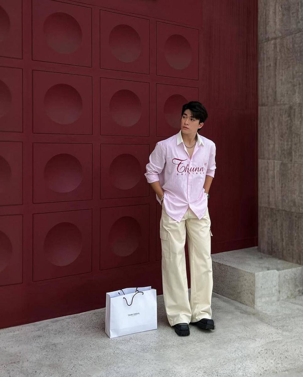 OOTD cowok pakai baggy cargo pants (instagram.com/minhtan.thtr)