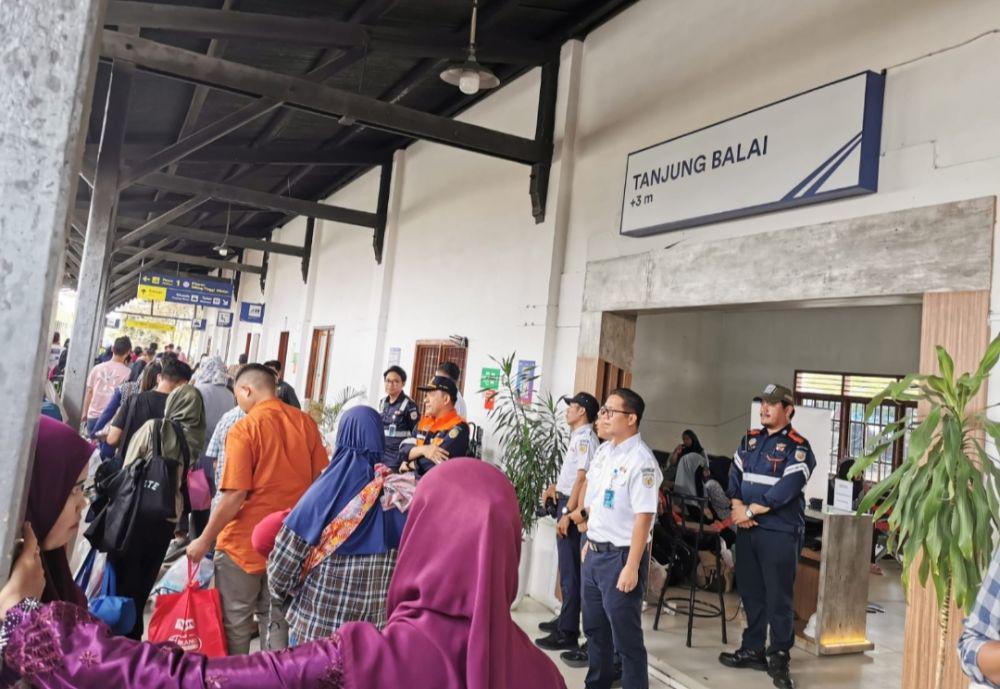 Penumpang KA Sumut saat Arus Balik Lebih Banyak 35 Persen dari Mudik
