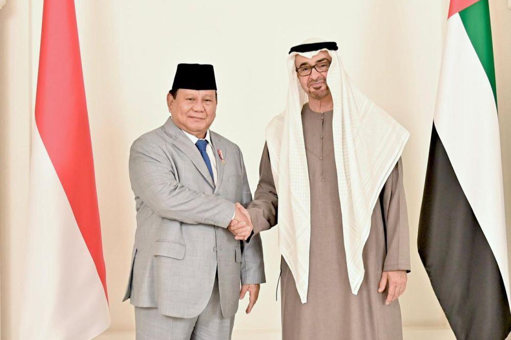 Prabowo Saksikan Penandatanganan 8 Kerja Sama RI-Uni Emirat Arab