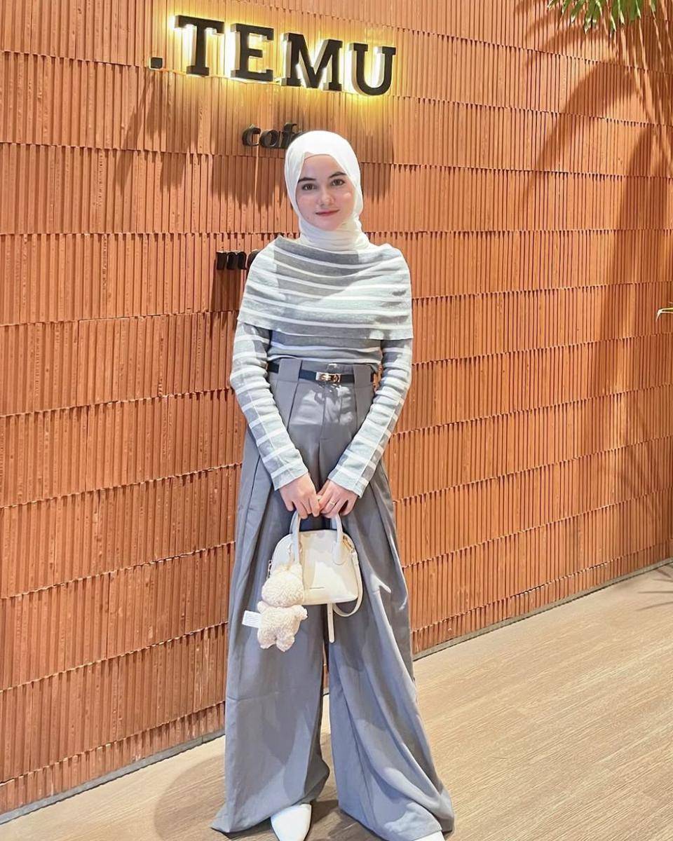 potret ide OOTD kasual elegan ala Nova Amalia (instagram.com/nopaamlia)