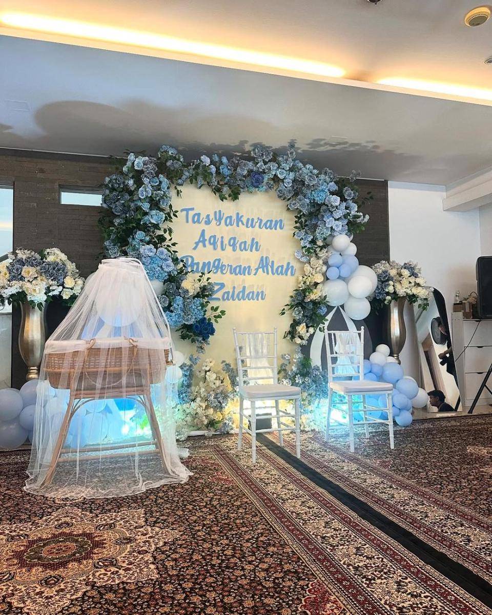 Akikah anak ketiga Zaskia Gotik. (Instagram.com/andilalu)