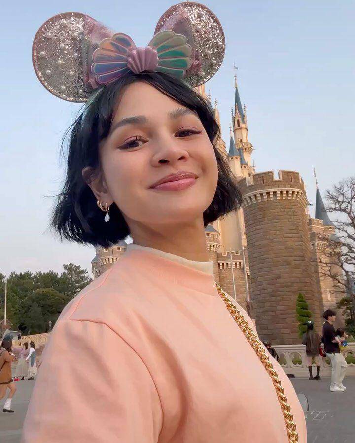 potret Andien Aisyah ke Tokyo Disneyland (instagram.com/andienaisyah)