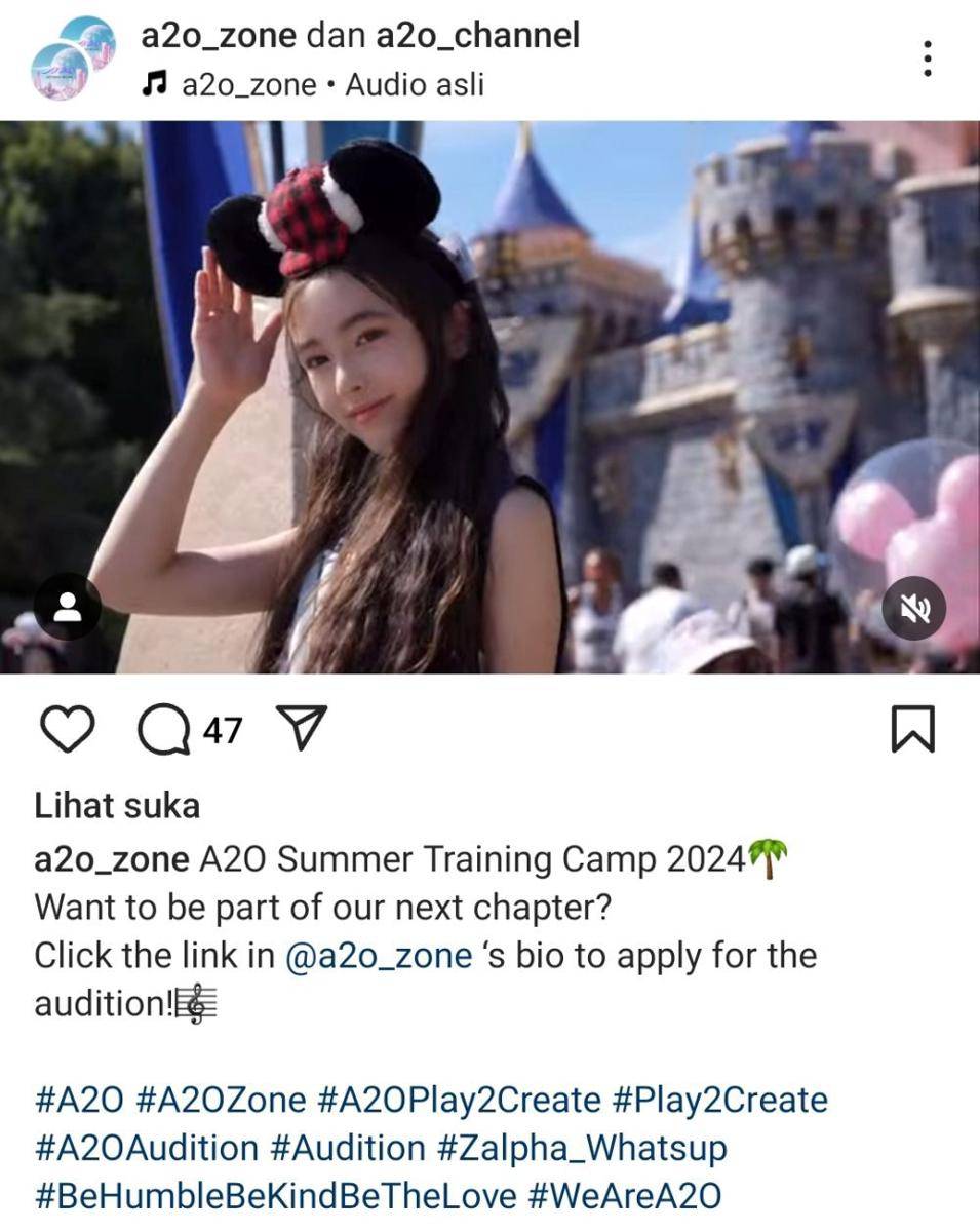 Summer Training Camp A2O Entertainment (Instagram.com/a2o_channel)