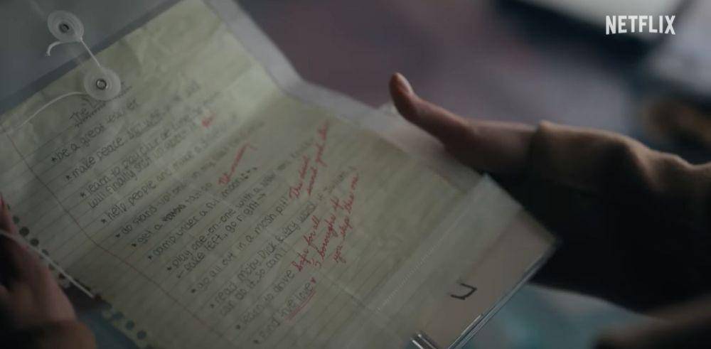 Still cut The Life List (Dok. Netflix)