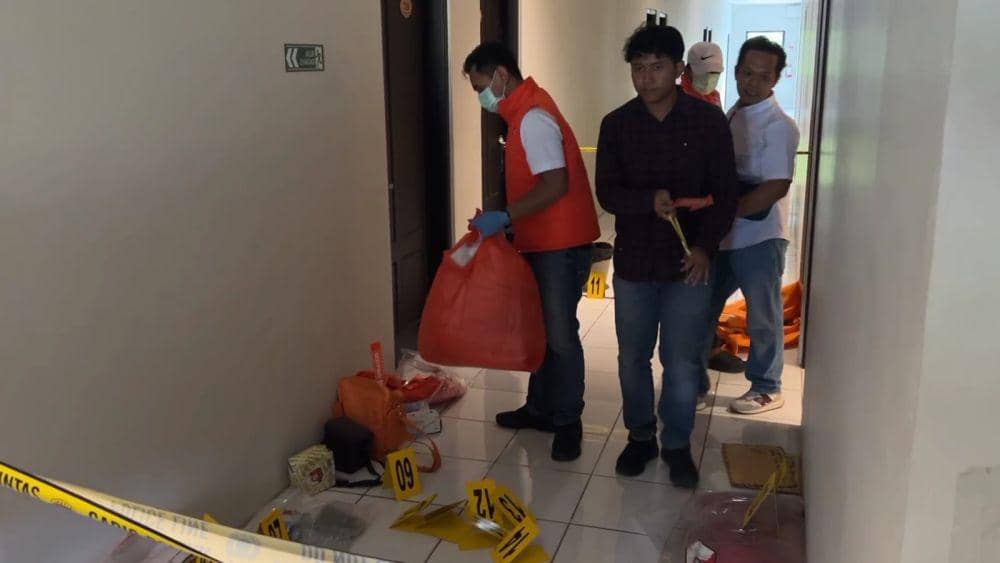 Polisi lakukan olah TKP di lokasi kejadian. IDN Times/ istimewa