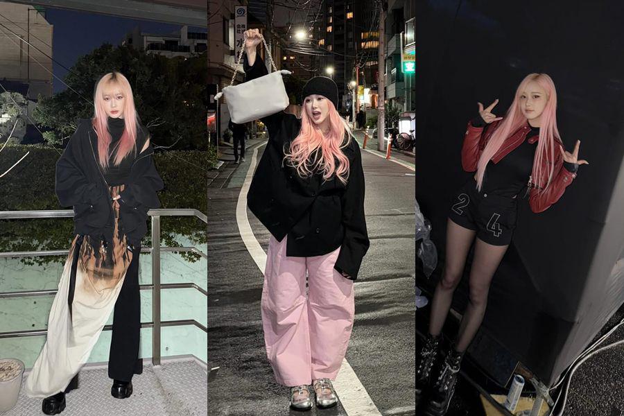 12 Mix and Match Black Outfit ala Giselle aespa, Penuh Variasi Gaya!