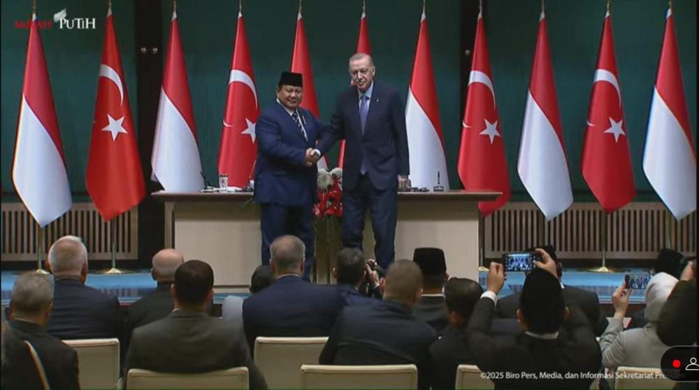 75 Tahun RI-Turki, Prabowo: Kita Bertekad Kerja Sama Lebih Erat