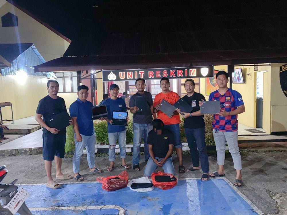 Polisi Ringkus Penadah Laptop Curian di SMPN 3 Loa Kulu Kukar