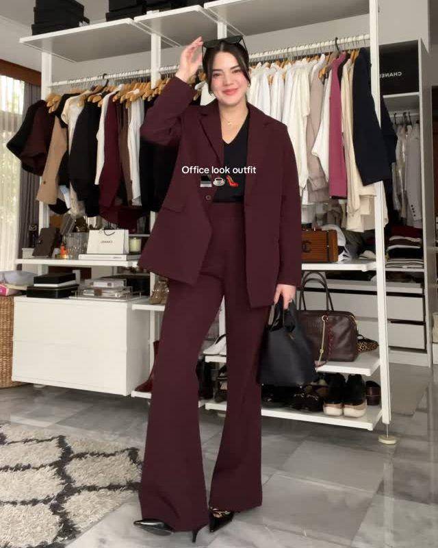 inspirasi office look ala Alice Norin (instagram.com/alicenorin)