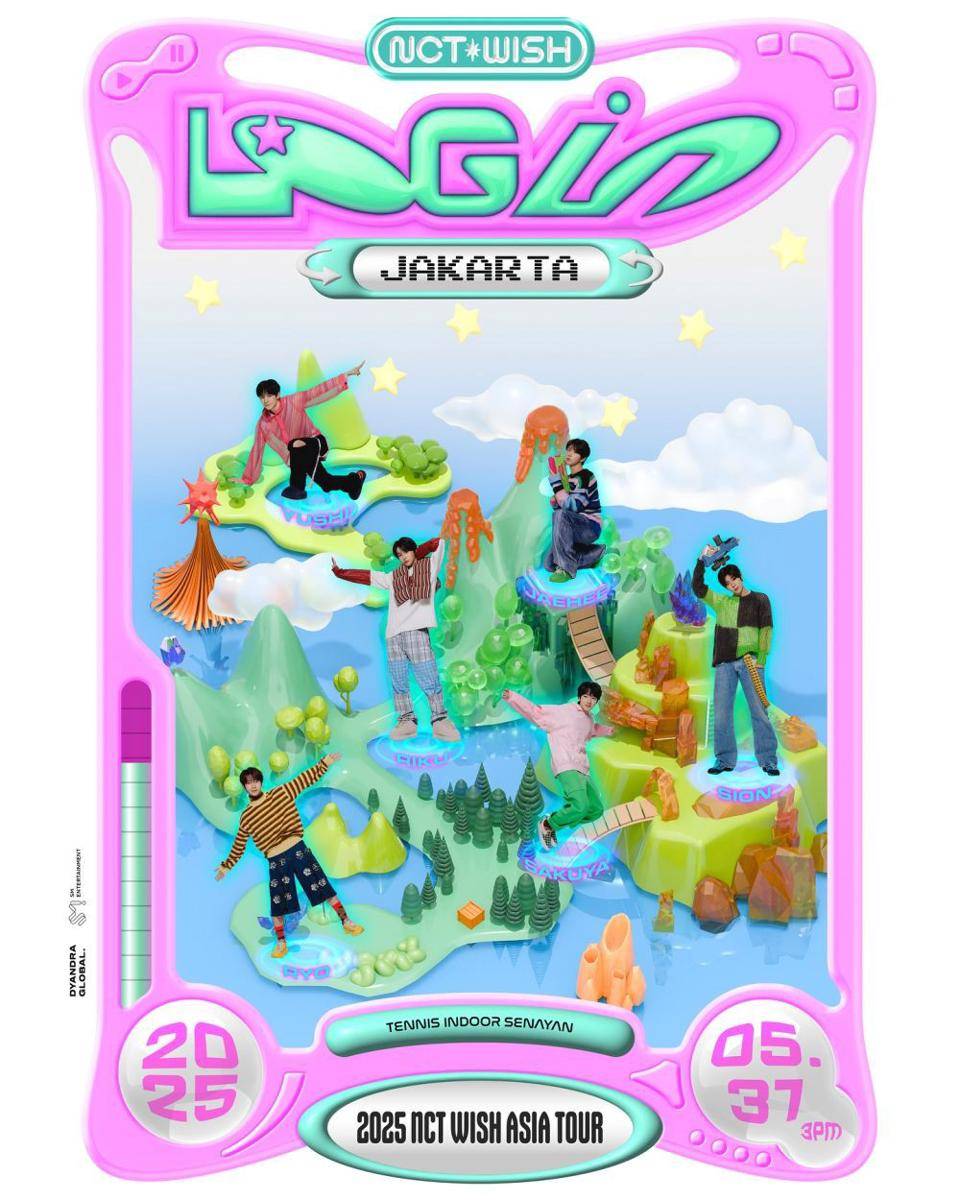poster konser NCT WISH (instagram.com/dyandraglobal)
