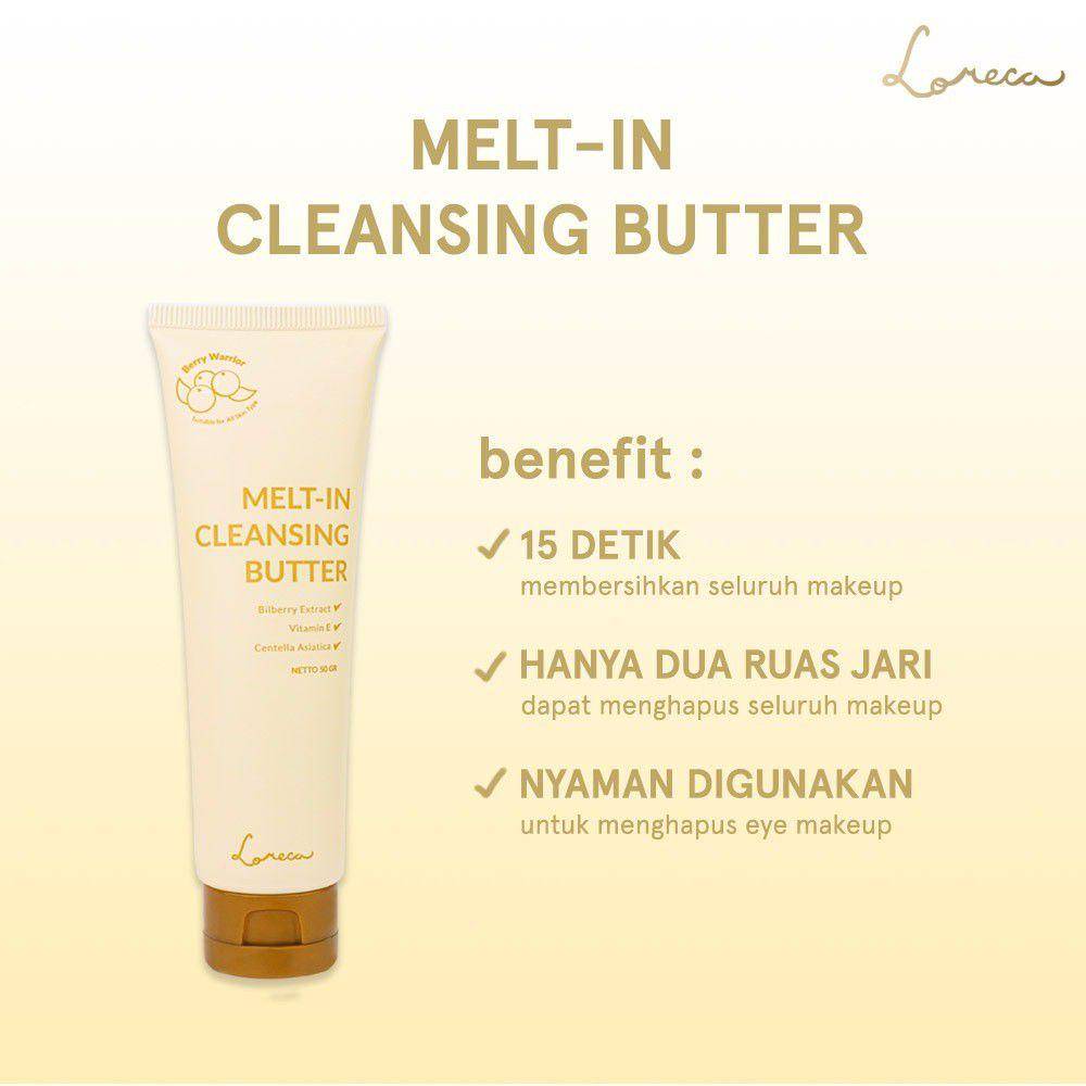 LORECA Moisturizing Melt-In Cleansing Butter (shopee.co.id/Loreca Official Shop)
