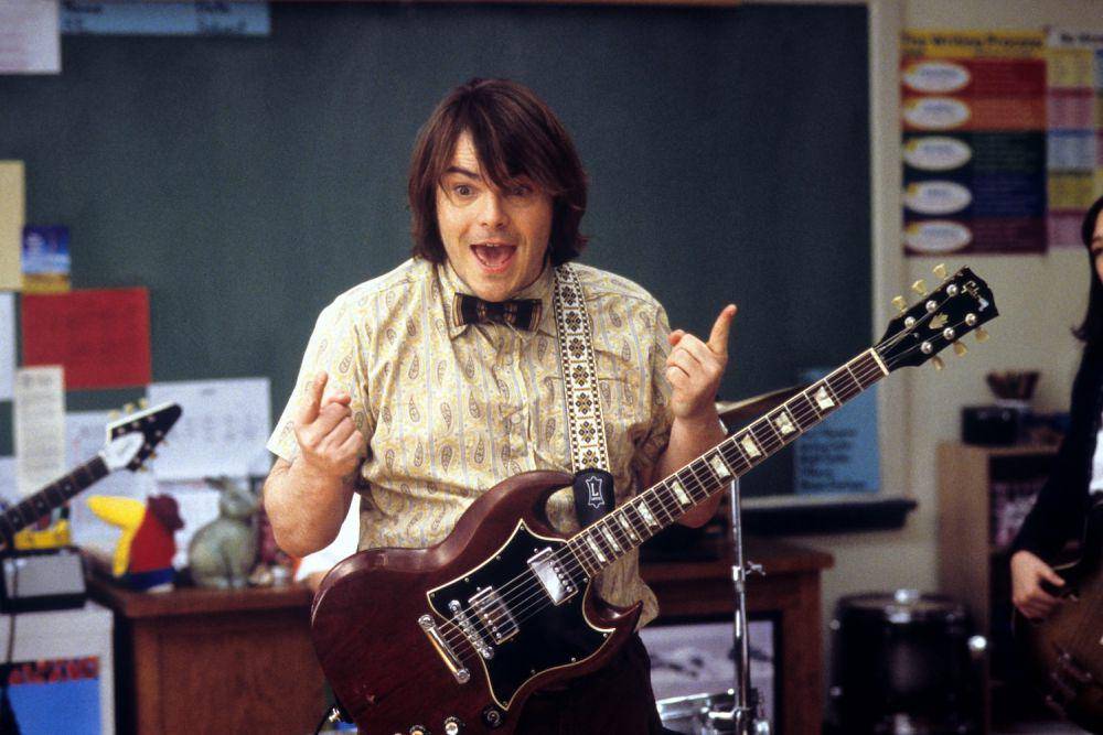 Jack Black dalam film School of Rock. (dok. Paramount Pictures/School of Rock)