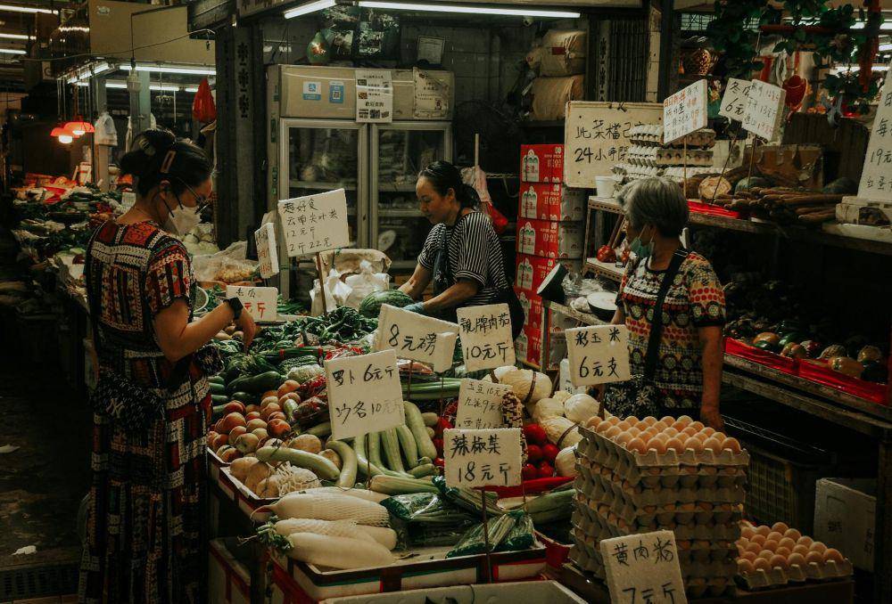 ilustrasi pasar tradisional di China (pexels.com/Harry Ho)