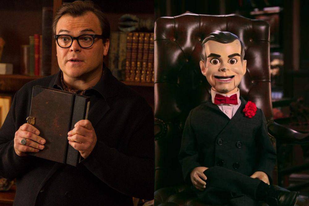 Jack Black (kiri) dan Slappy (kanan) dalam film Goosebumps. (dok. Columbia Pictures/Goosebumps | dok. Columbia Pictures/Goosebumps)