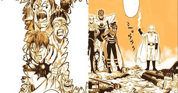 Pembahasan One Punch Man Bab 201 Versi, Akhir Riwayat Para Ninja!