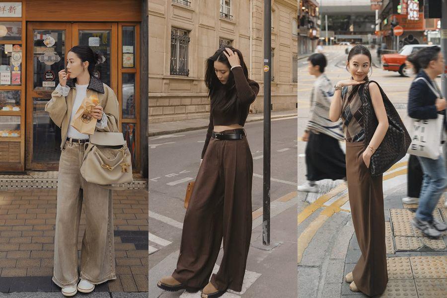 12 Inspirasi Outfit Nuansa Cokelat ala Jenny Tsang, Looks Elegant!