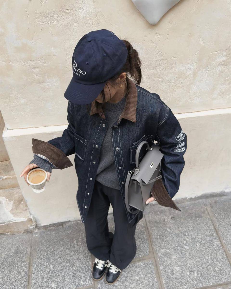 gaya layering outfit ala Jenny Tsang (instagram.com/tsangtastic)