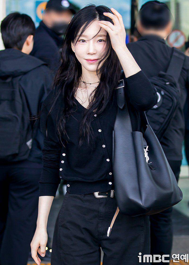 potret Taeyeon berangkat ke Jakarta (dok. iMBC)