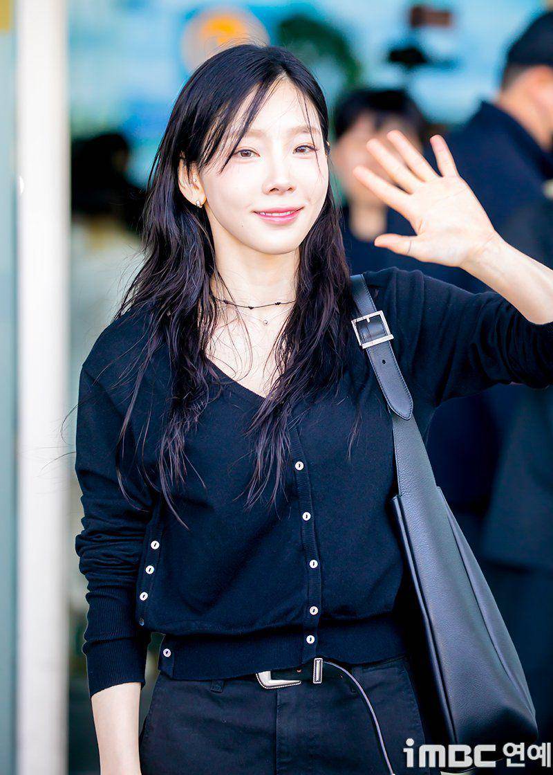 potret Taeyeon berangkat ke Jakarta (dok. iMBC)