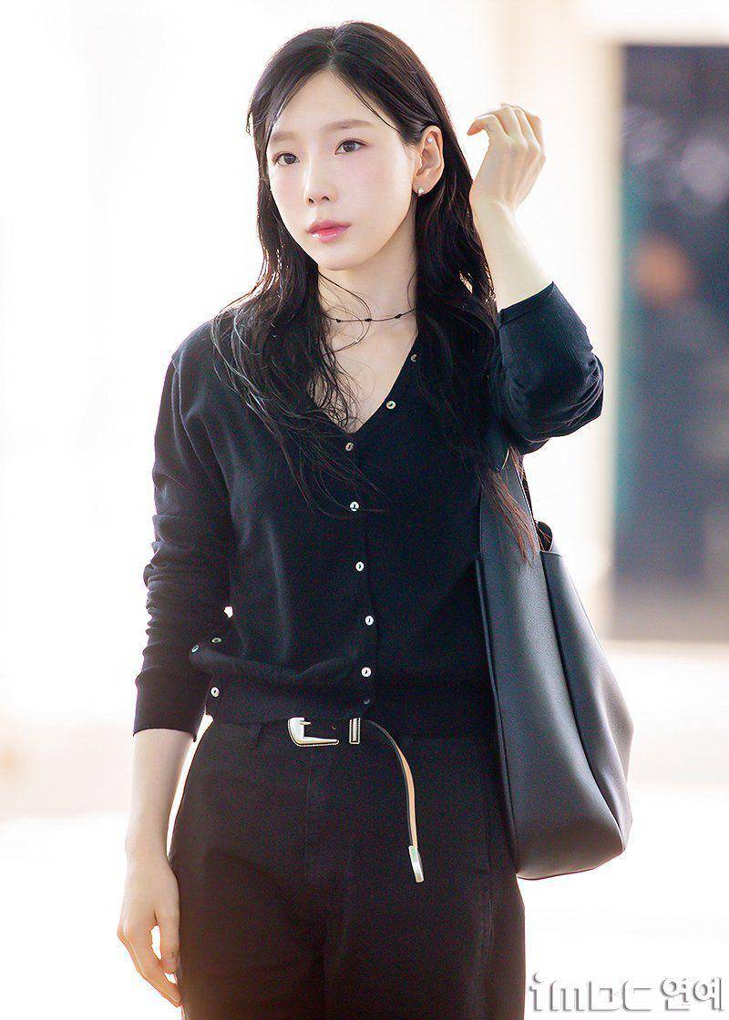 potret Taeyeon berangkat ke Jakarta (dok. iMBC)
