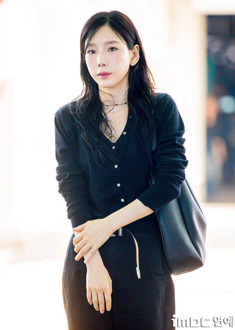 potret Taeyeon berangkat ke Jakarta (dok. iMBC)