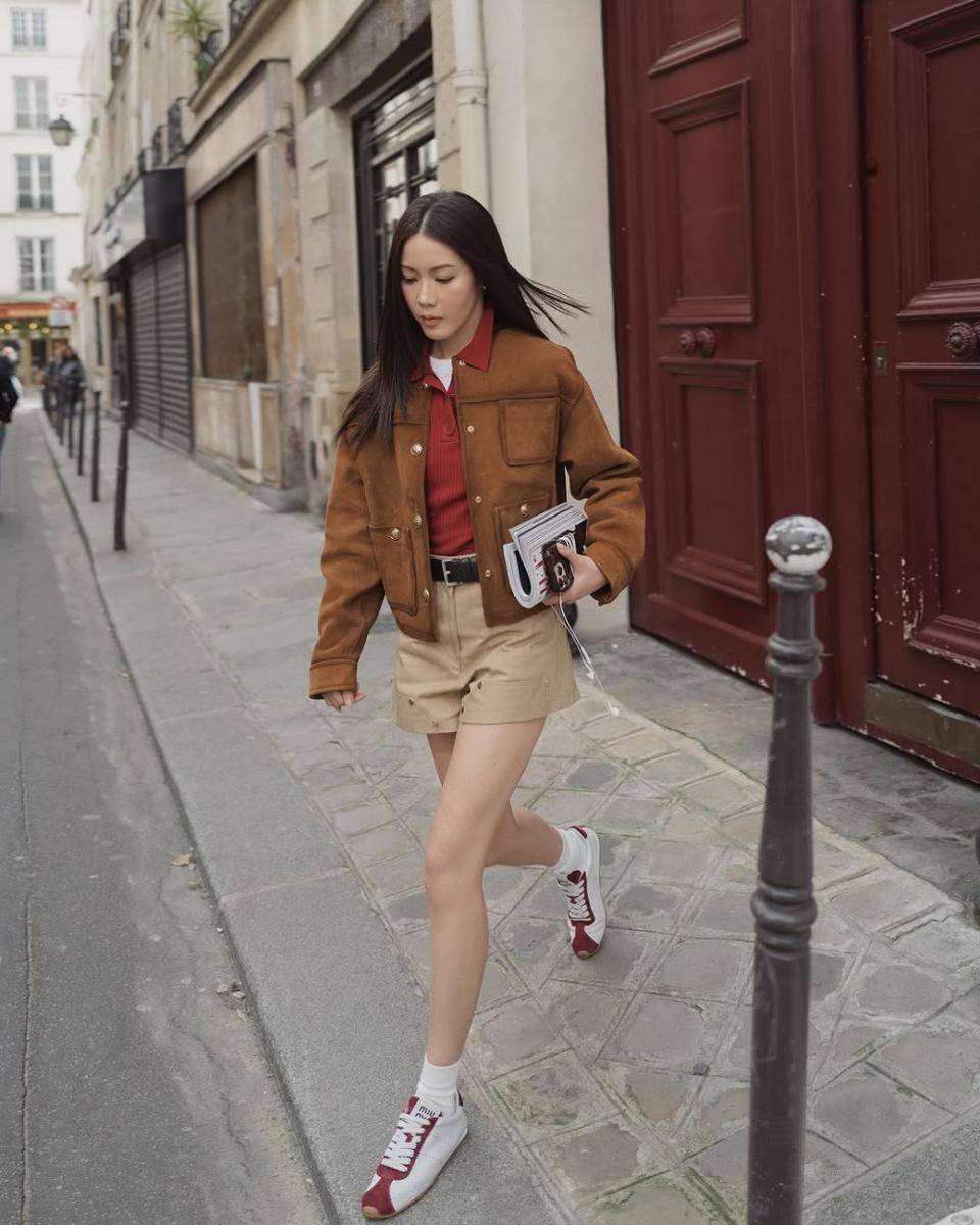gaya layering outfit ala Jenny Tsang (instagram.com/tsangtastic)