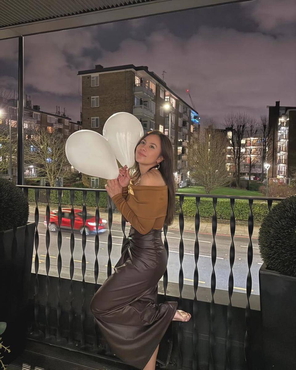 padu padan leather outfit ala Wulan Guritno (instagram.com/wulanguritno)