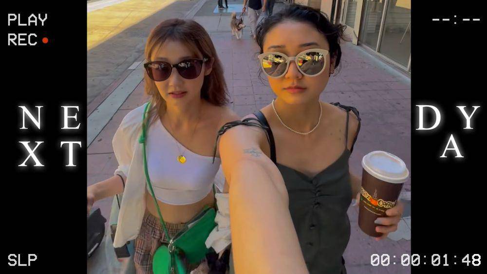 Léa dan Denise Eks SECRET NUMBER di Los Angeles (YouTube.com/小川美月 Ogawa Mizuki)