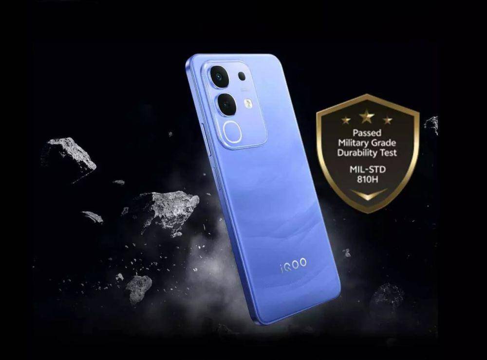 ilustrasi iQOO Z10x yang bersertifikasi MIL-STD 810H (iqoo.com)