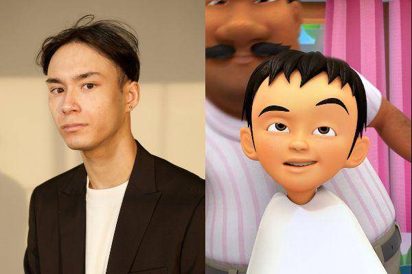 ilustrasi gaya rambut tokoh di serial Upin & Ipin (pexels.com/Artem Podrez | instagram.com/upinipinofficial)