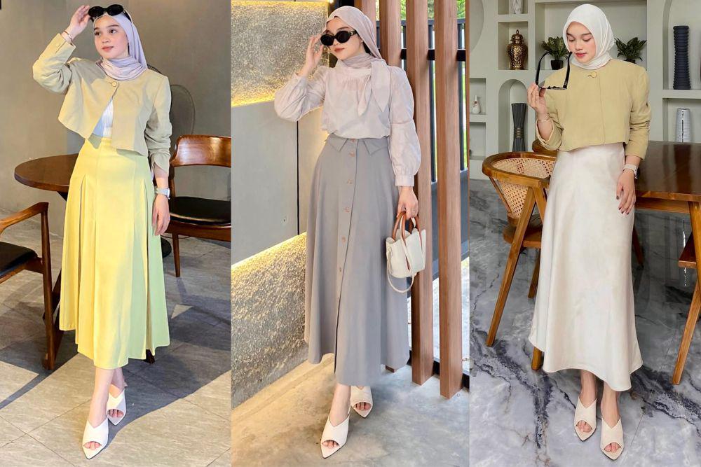 7 Ide Gradasi Warna Outfit yang Elegan ala Chintya Putri, Anti Boring!