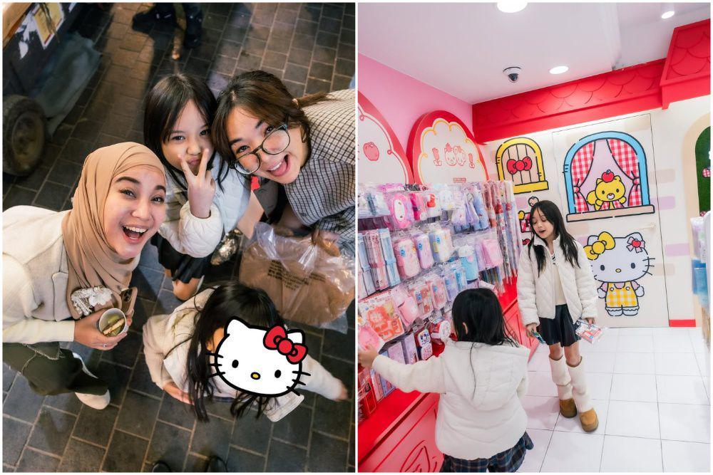 10 Potret Gisella Anastasia Bertemu Chacha Frederica di Myeongdong