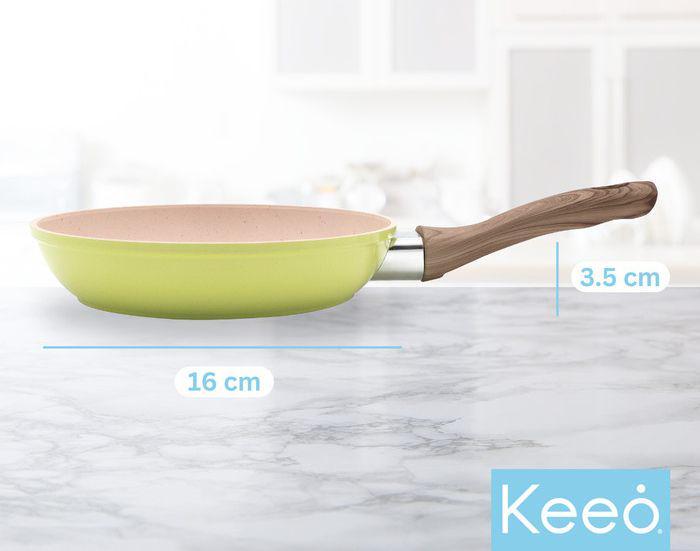 Wajan Teflon Keeo 16 cm (.tokopedia.com/keeohome)