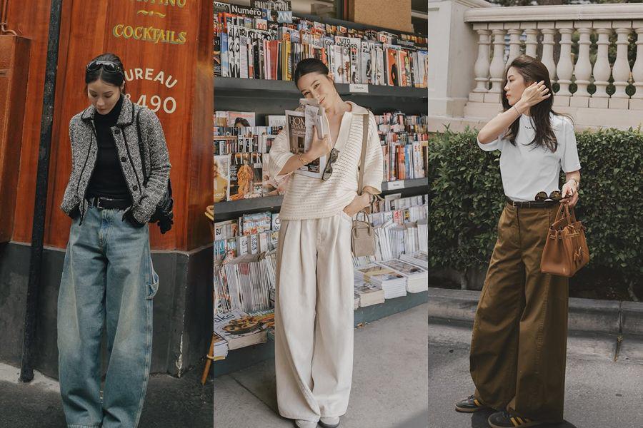 12 OOTD Pakai Baggy Pants ala Jenny Tsang, Hits Abis!