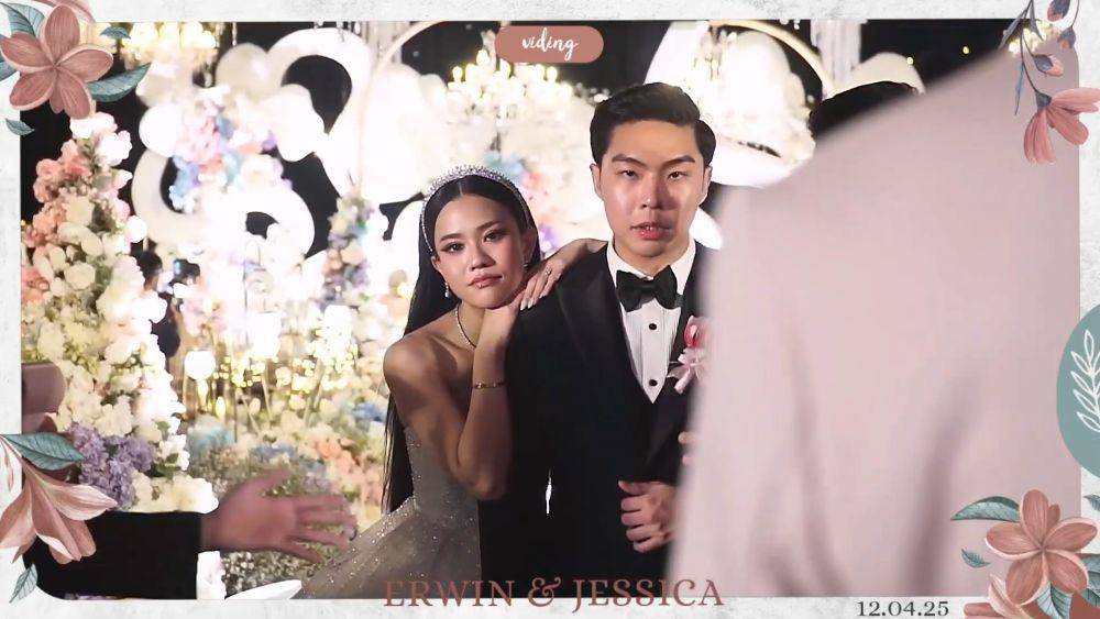 Resepsi Jessica Jane dan Erwin Phang (YouTube/Jessica Jane)