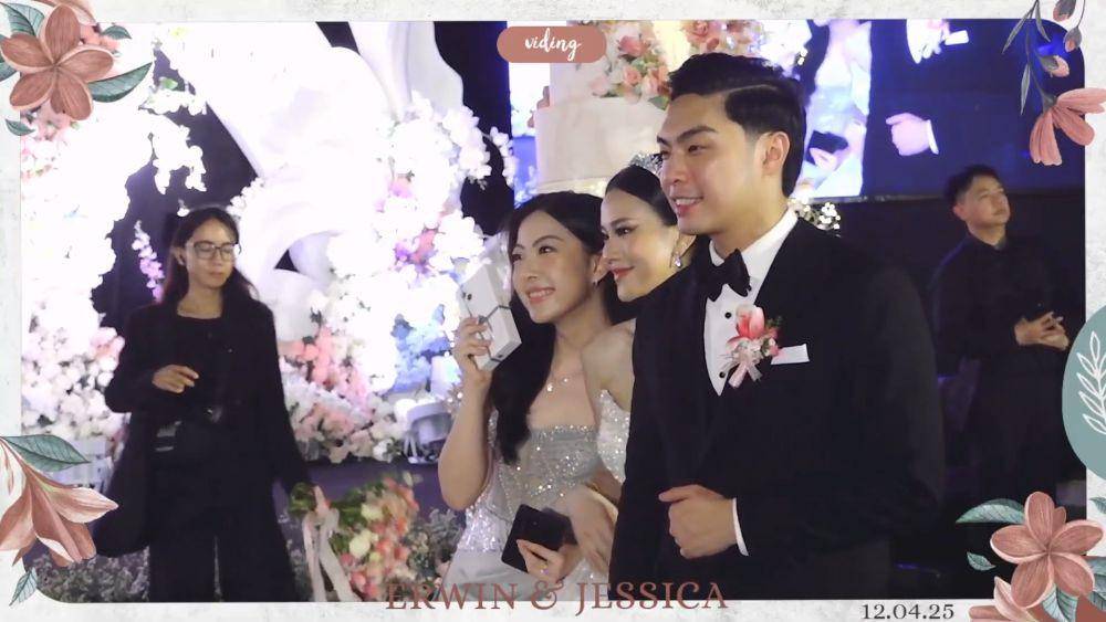 Resepsi Jessica Jane dan Erwin Phang (YouTube/Jessica Jane)
