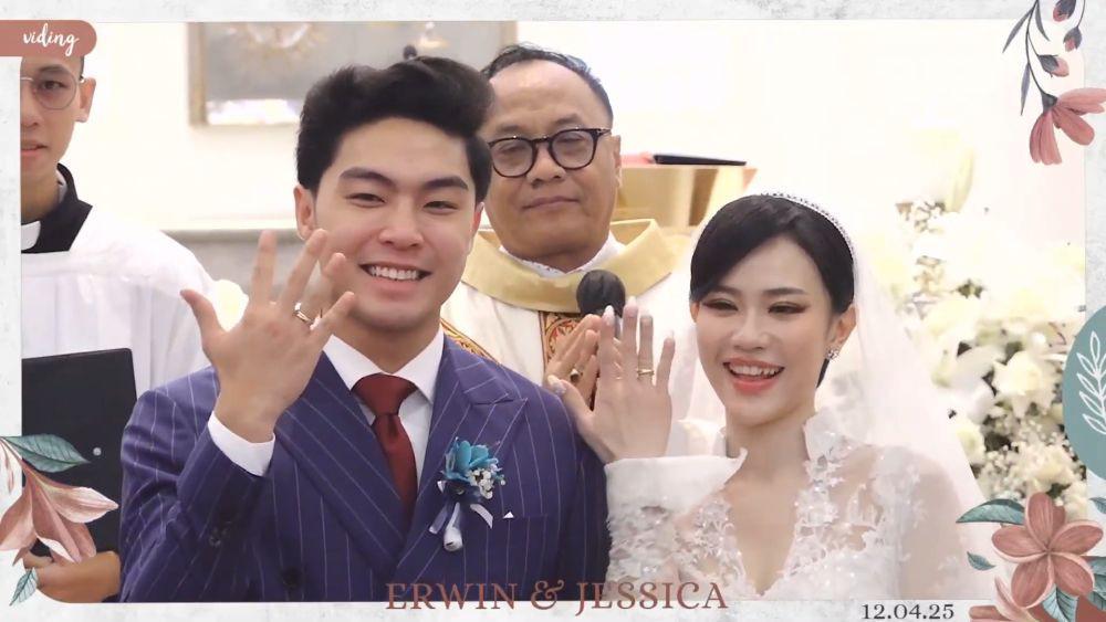 Pemberkatan Nikah Jessica Jane dan Erwin Phang, Berlangsung Khidmat